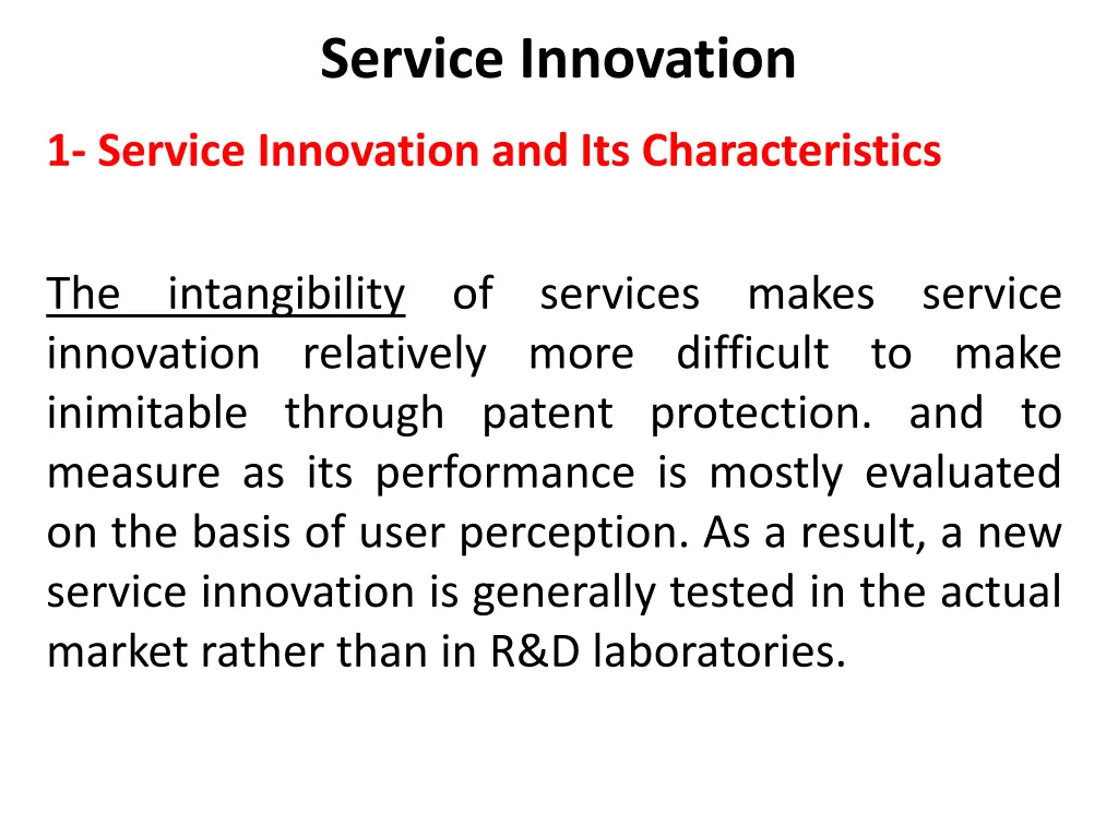 service innovation 6