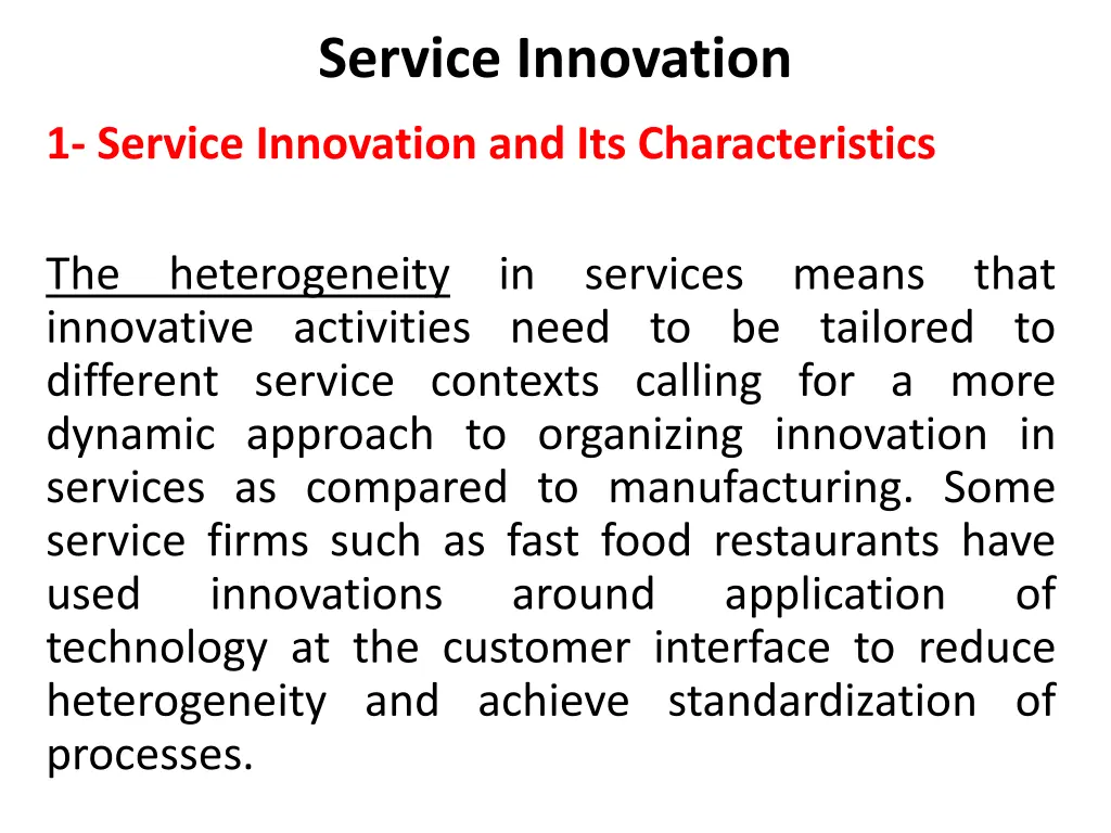 service innovation 7