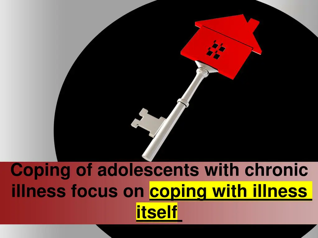 coping of adolescents with chronic illness focus
