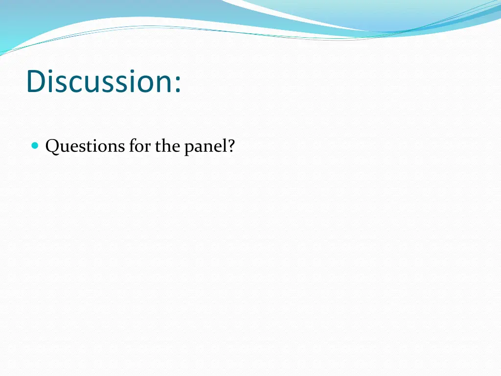discussion