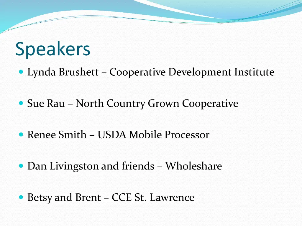 speakers