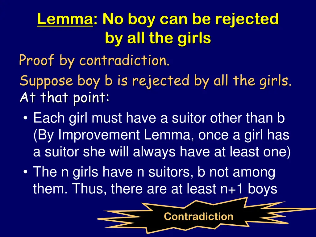 lemma no boy can be rejected by all the girls