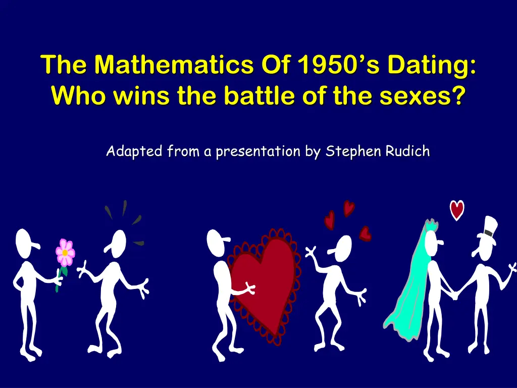 the mathematics of 1950 s dating who wins