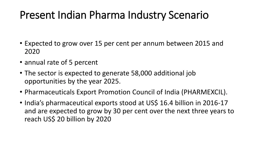 present indian present indian pharma