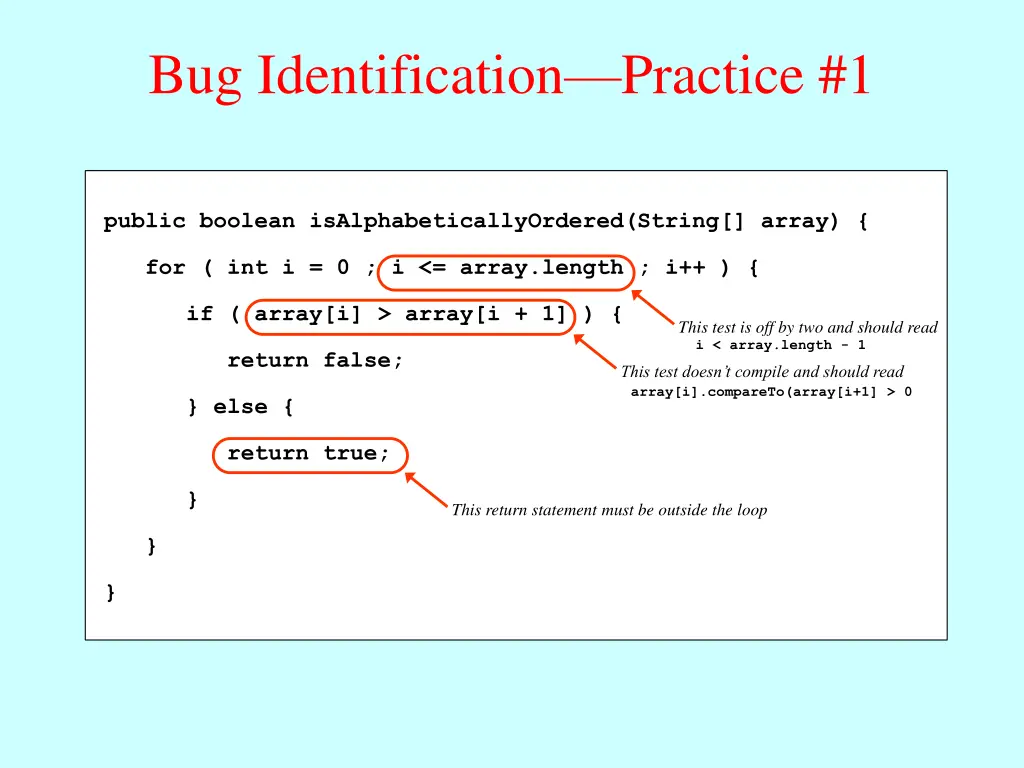 bug identification practice 1