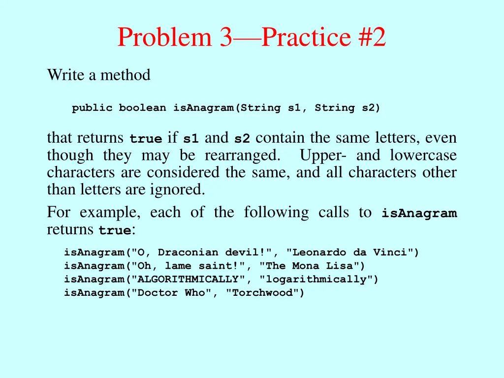 problem 3 practice 2