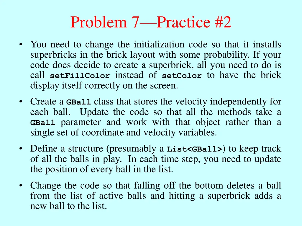 problem 7 practice 2