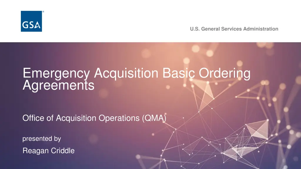 u s general services administration