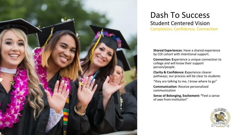 dash to success student centered vision