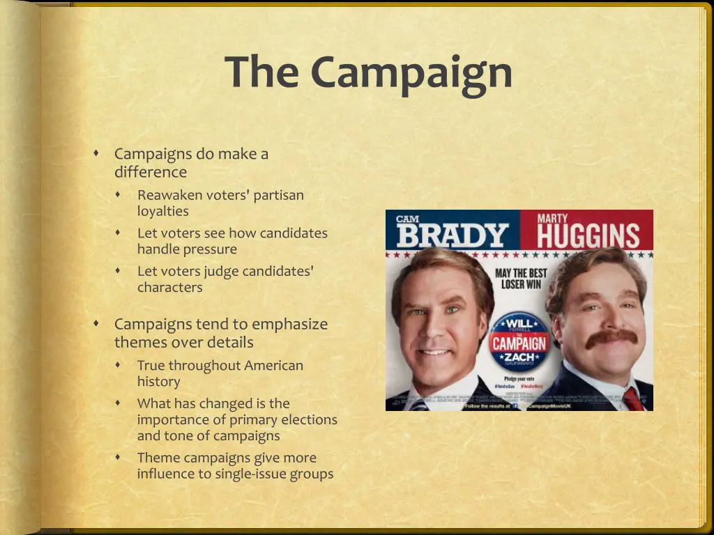 the campaign