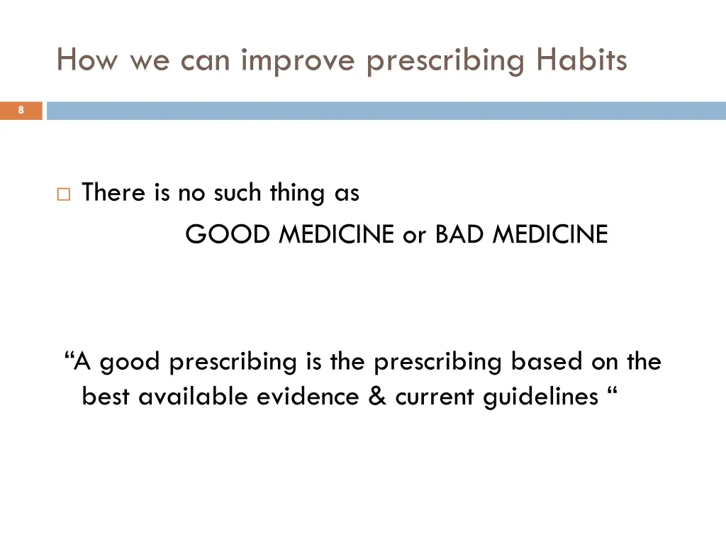how we can improve prescribing habits