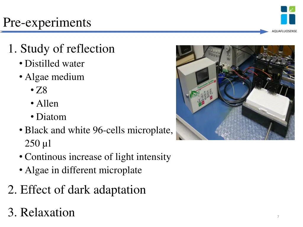 pre experiments