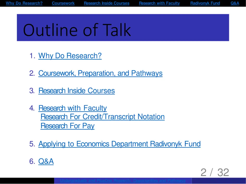 why do research 1