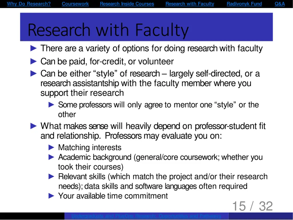 why do research 13