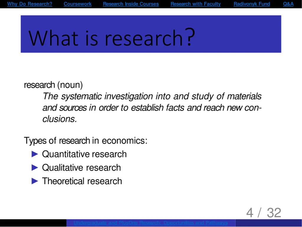 why do research 3