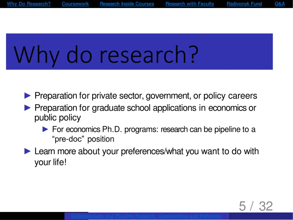 why do research 4