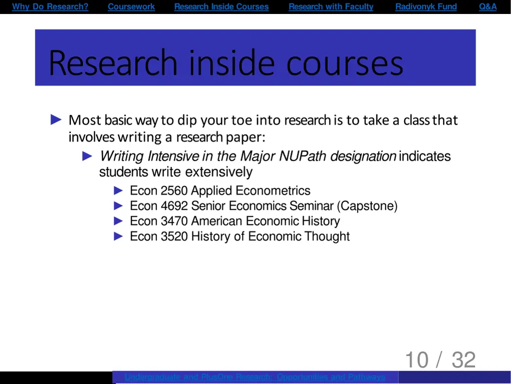 why do research 8