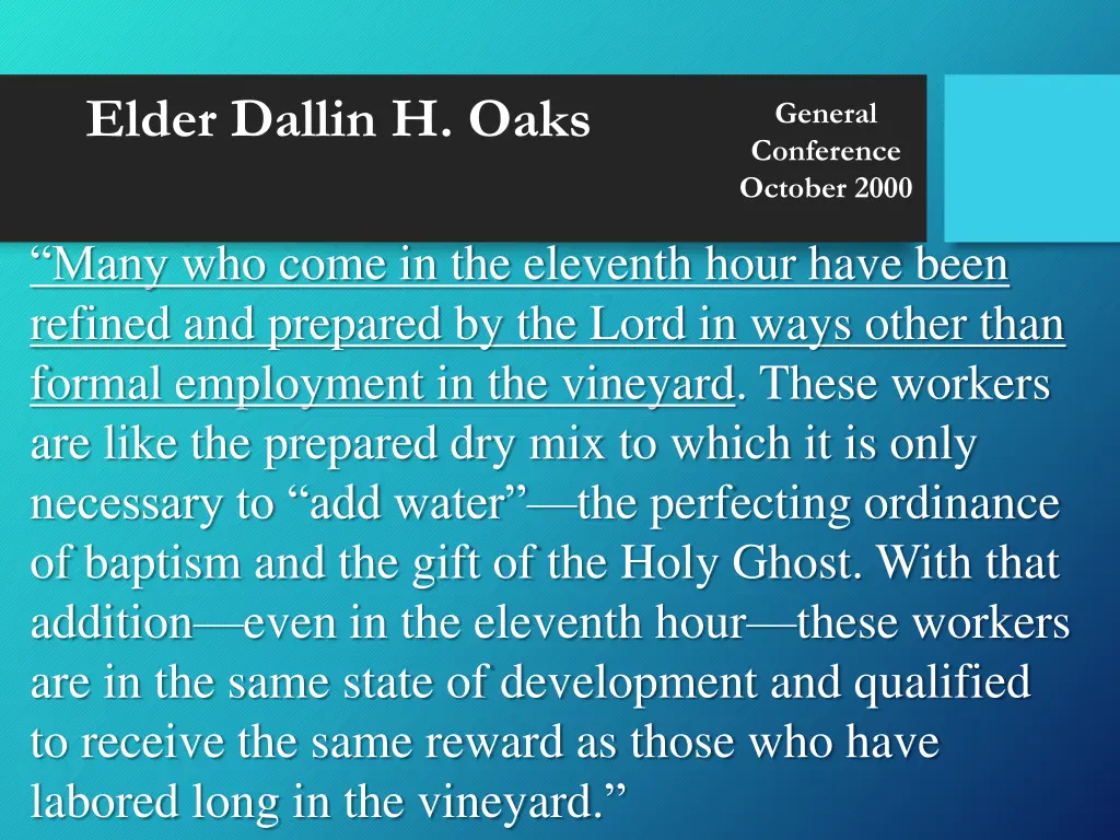 elder dallin h oaks 1