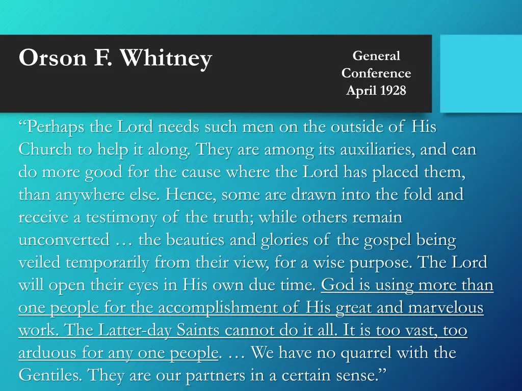 orson f whitney