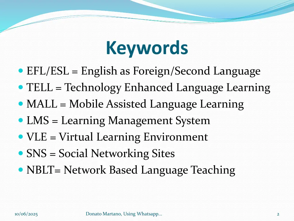 keywords