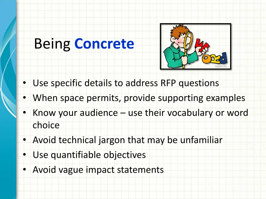 being concrete