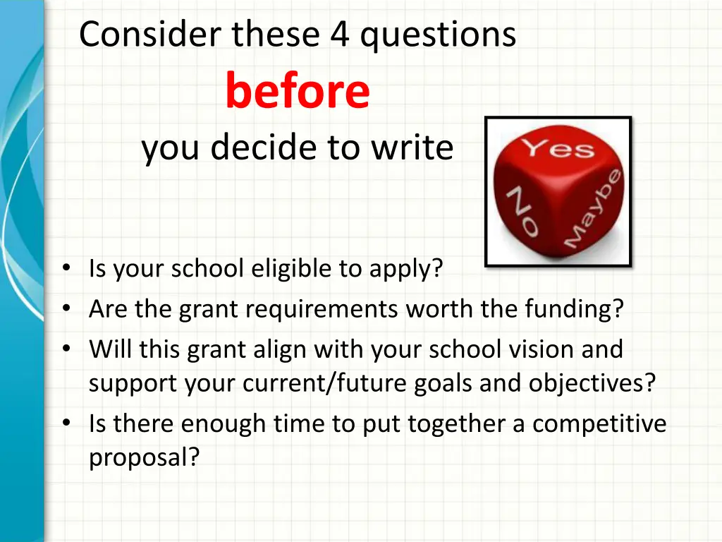 consider these 4 questions before you decide