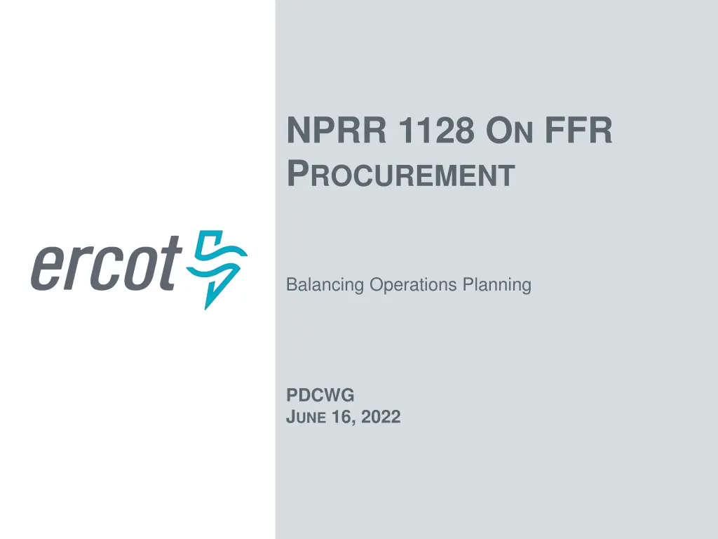 nprr 1128 o n ffr p rocurement