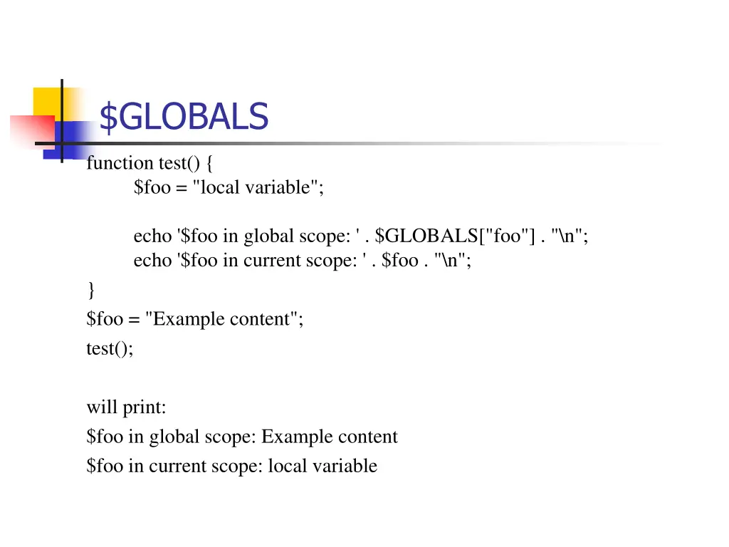 globals