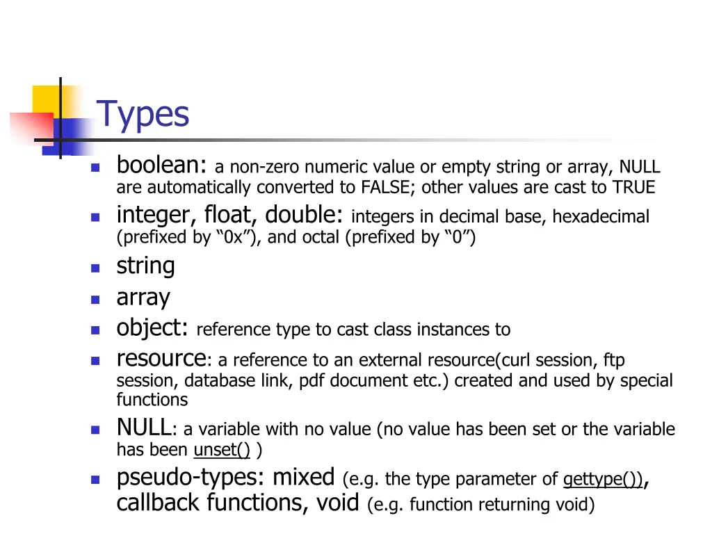 types