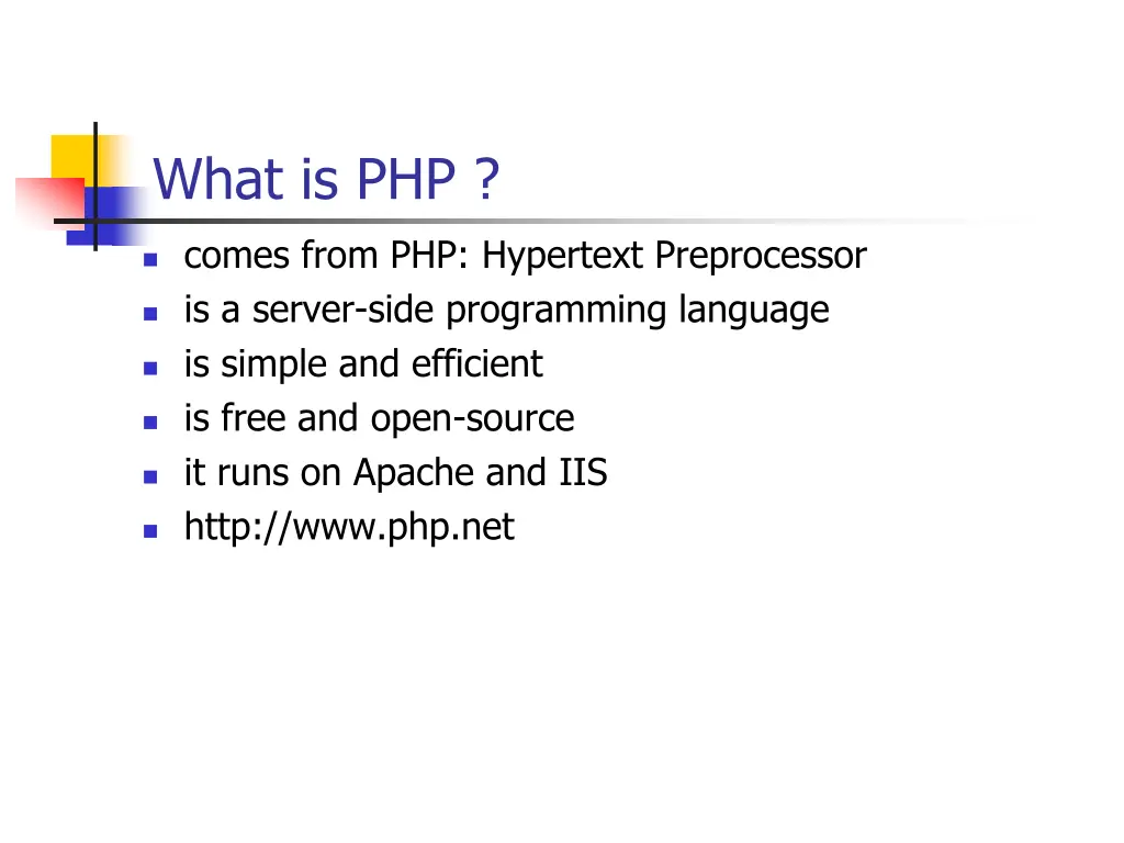 what is php