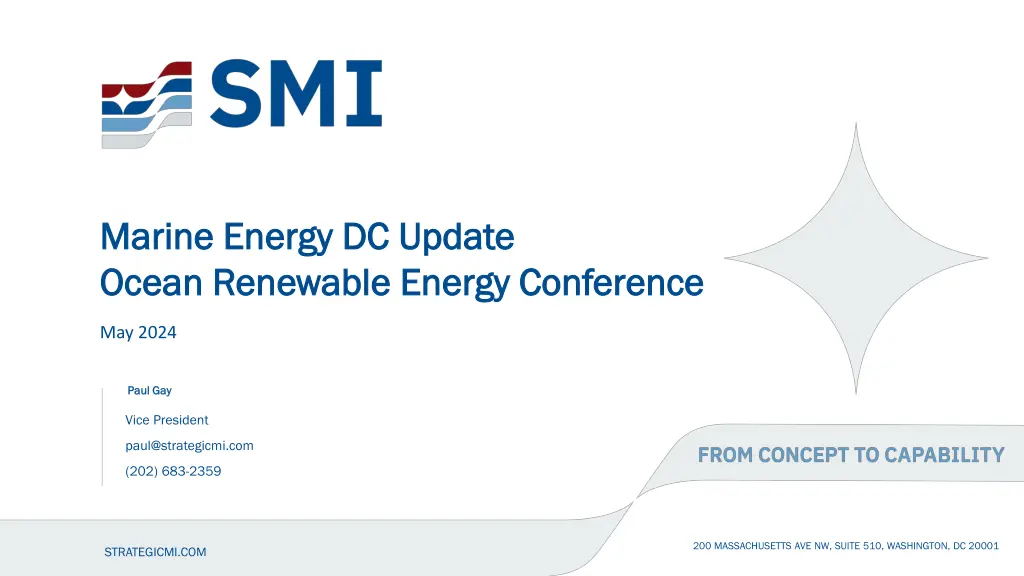marine energy dc update marine energy dc update