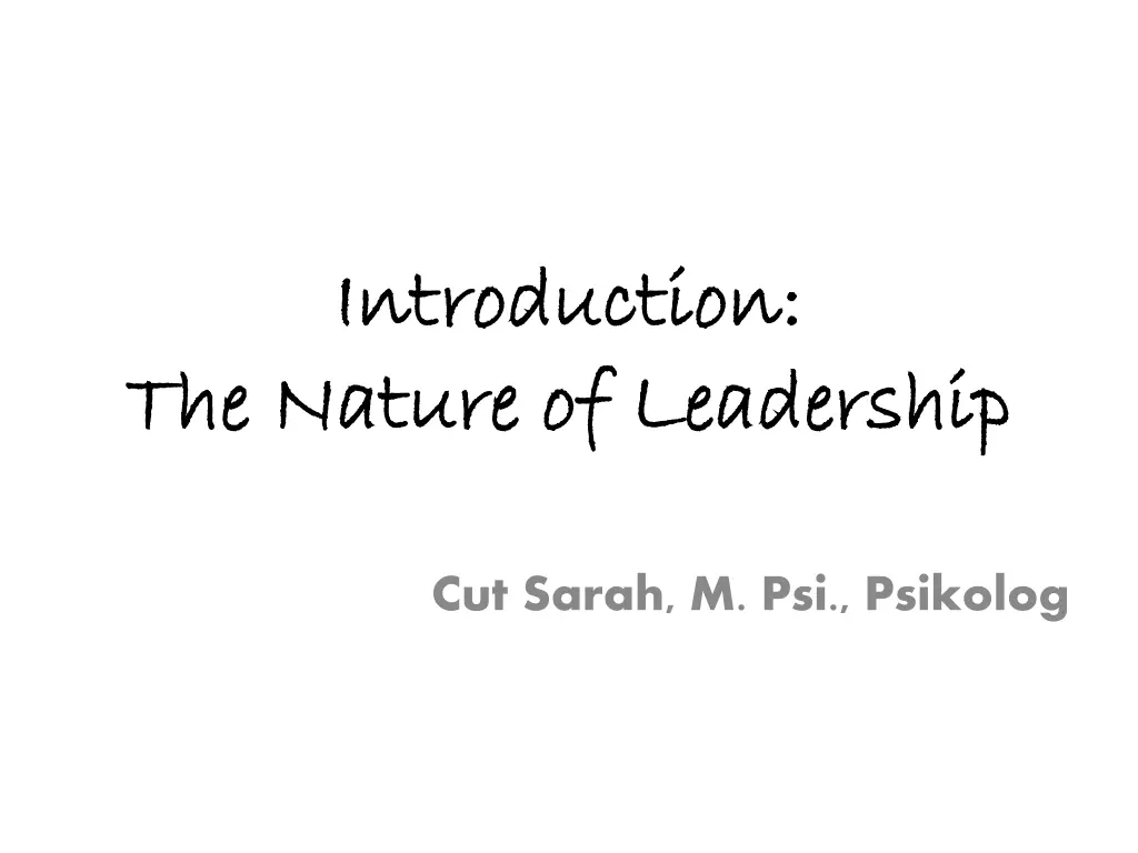 introduction introduction the nature