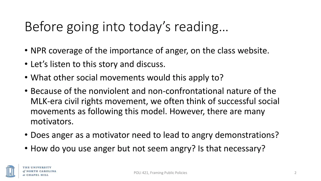 before going into today s reading