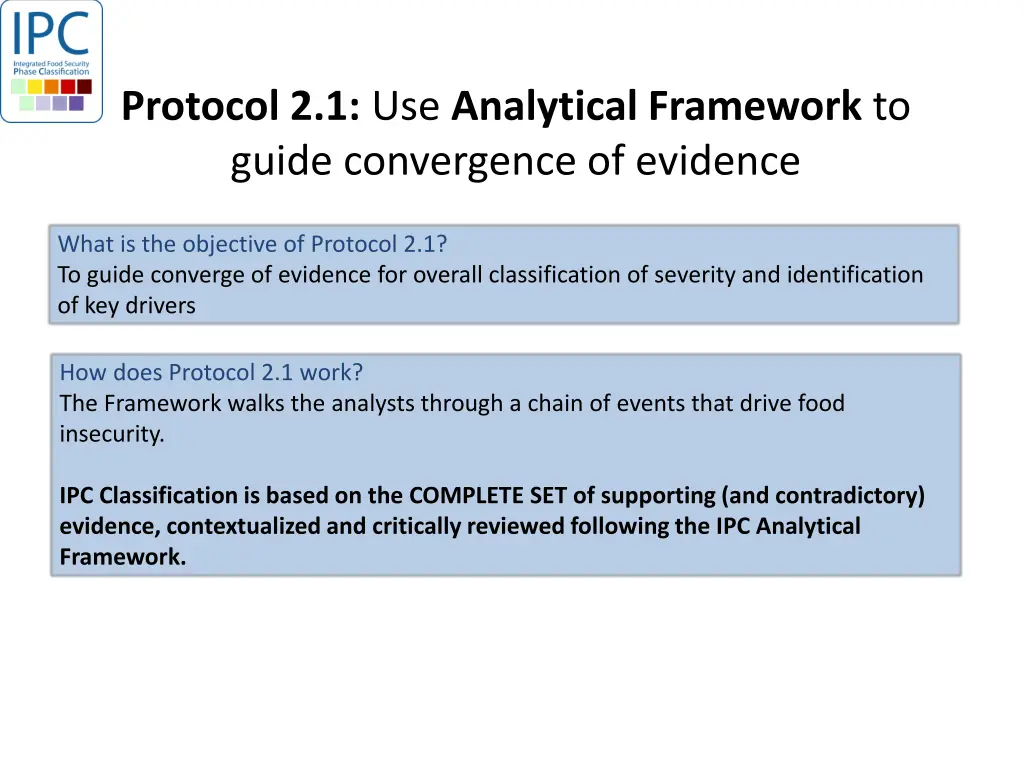 protocol 2 1 use analytical framework to guide