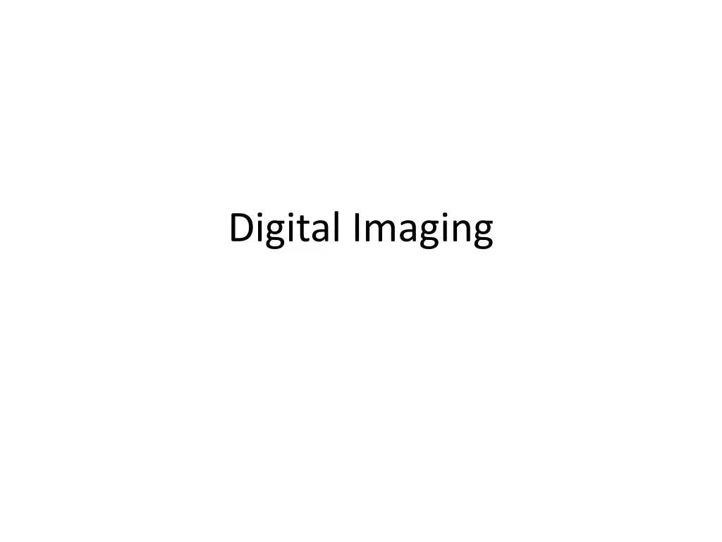 digital imaging
