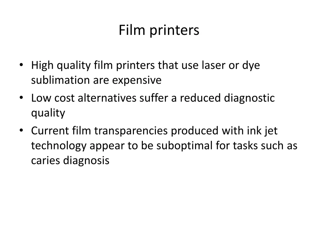film printers