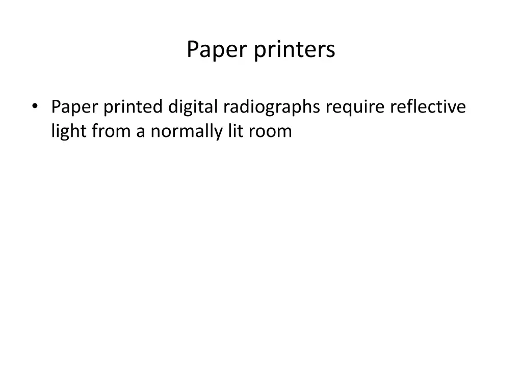 paper printers
