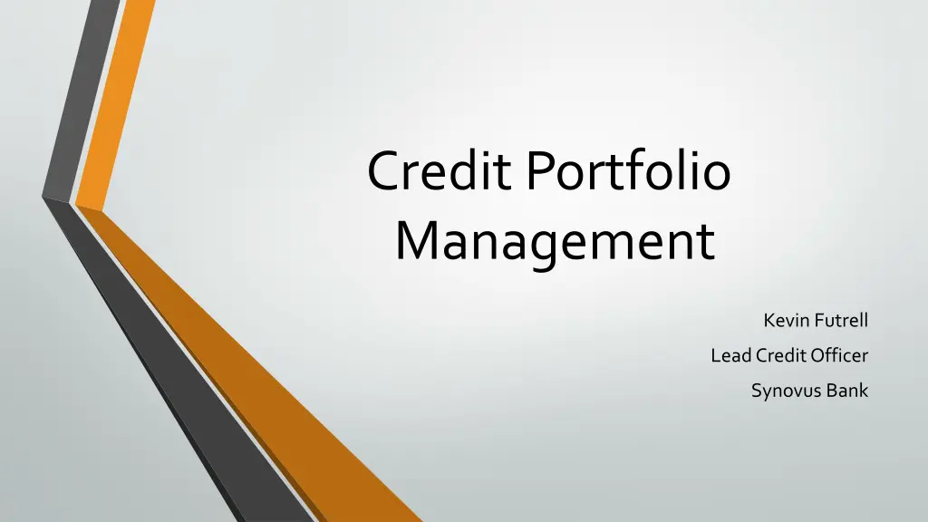 credit portfolio management
