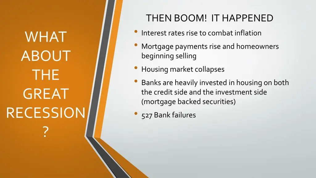 then boom it happened interest rates rise