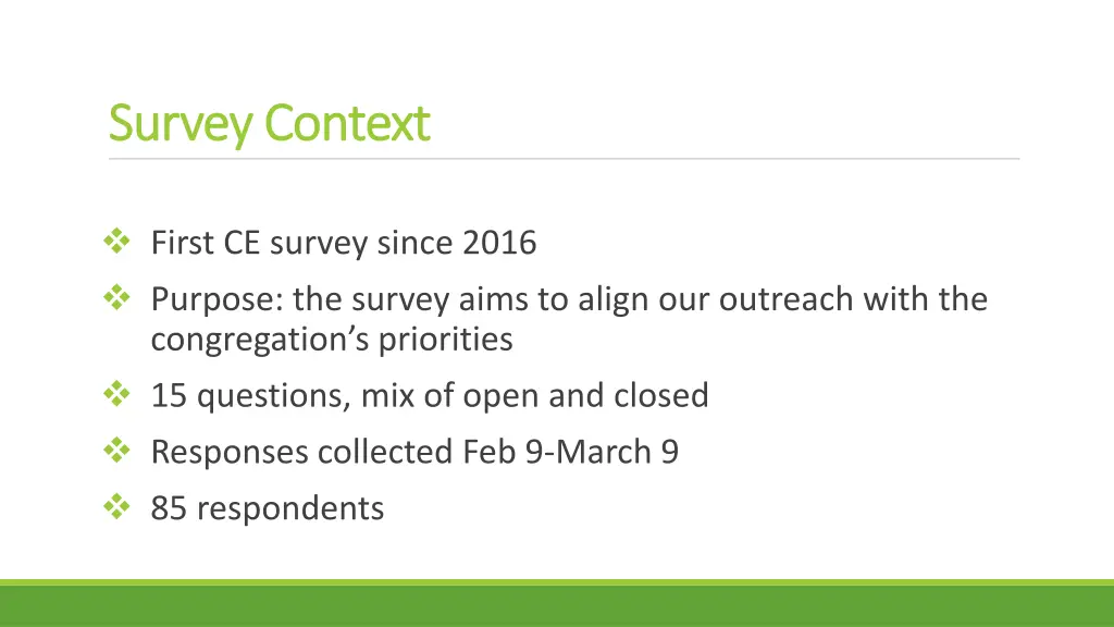 survey context survey context