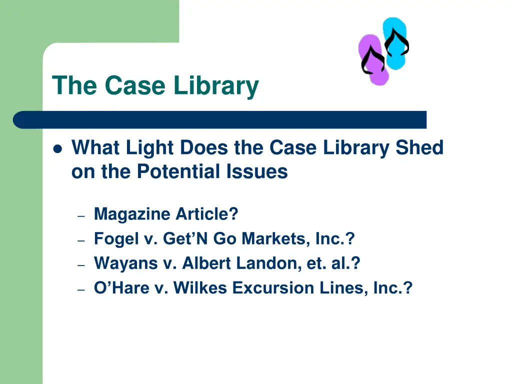 the case library
