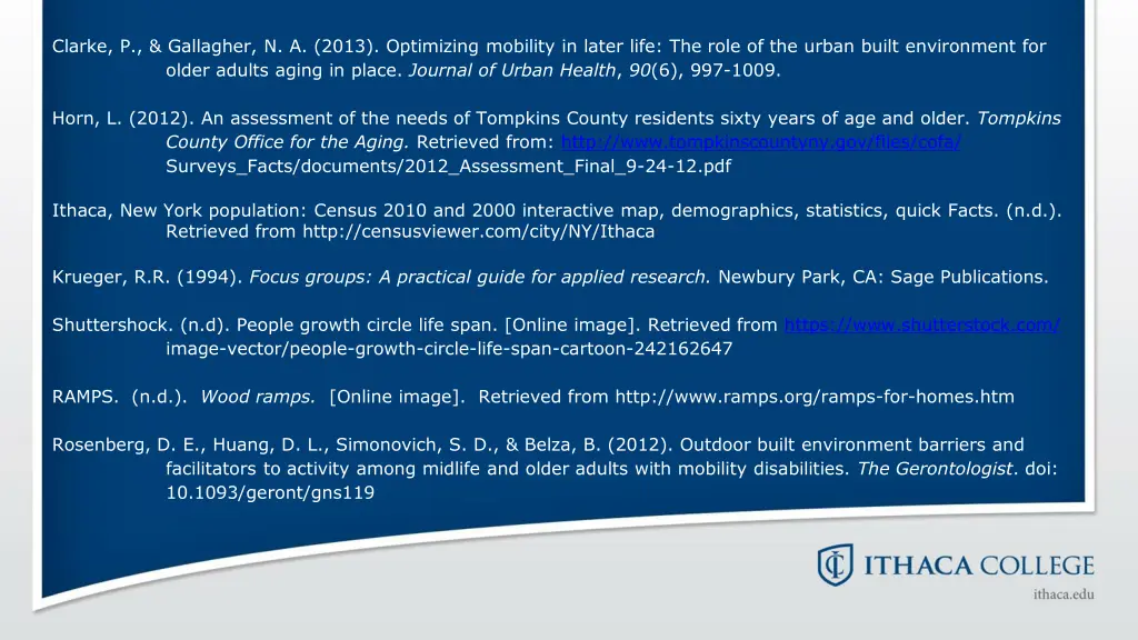 clarke p gallagher n a 2013 optimizing mobility