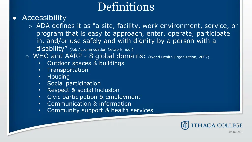 definitions
