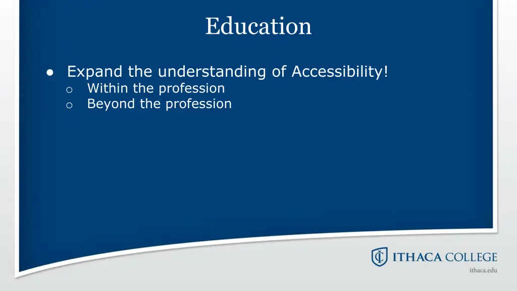 education