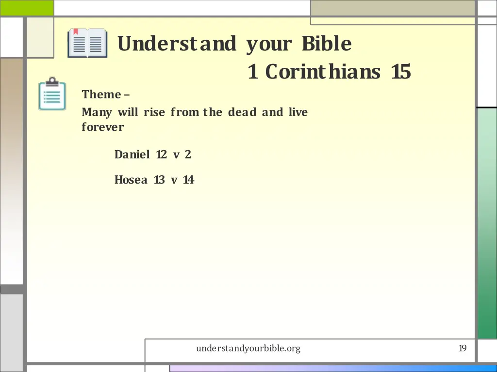 understand your bible 18