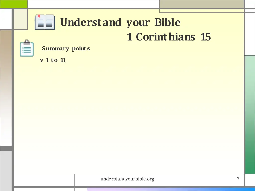 understand your bible 6
