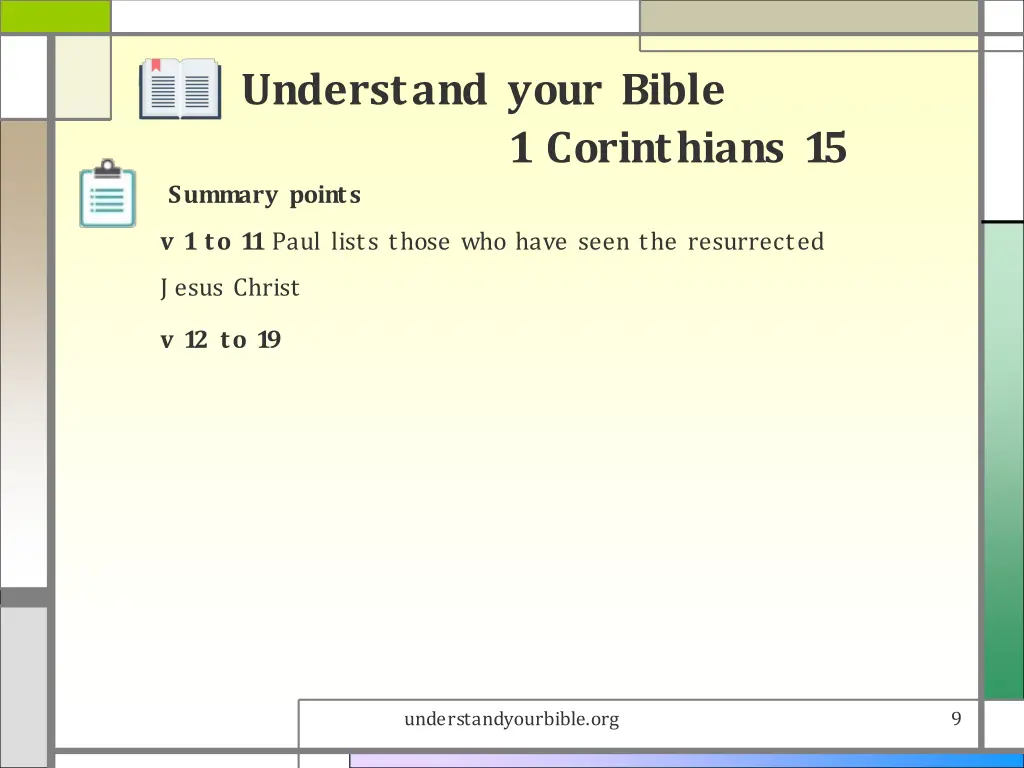 understand your bible 8