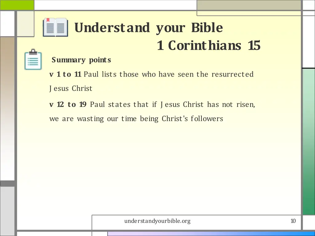 understand your bible 9