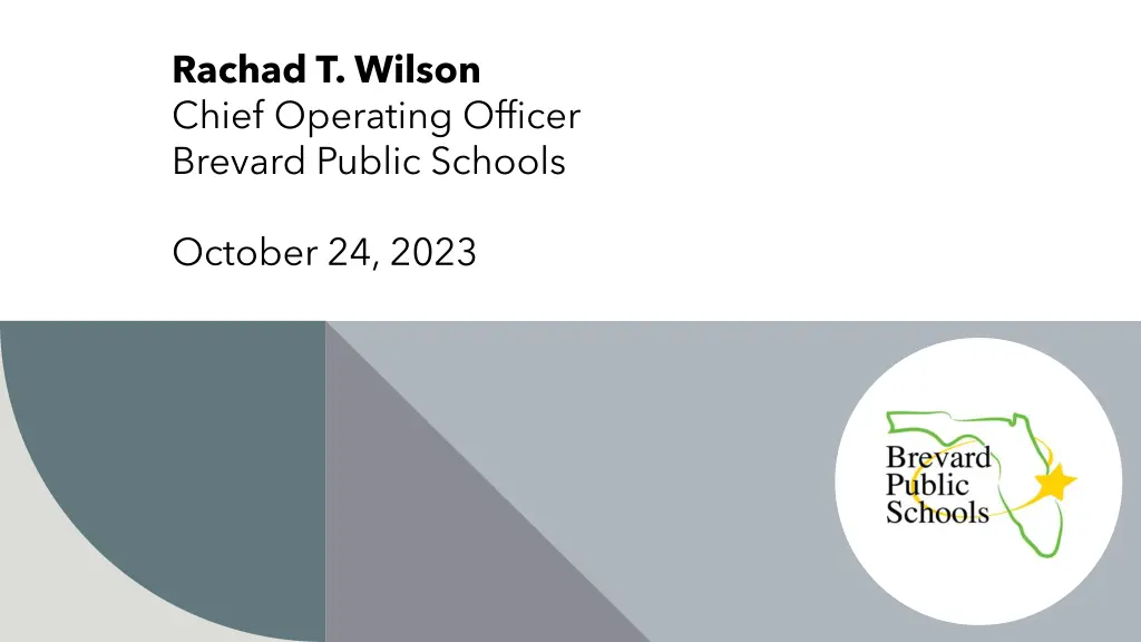 rachad t wilson chief operating officer brevard
