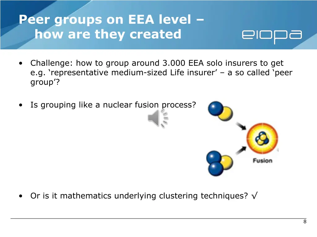 peer groups on eea level how are they created